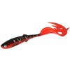 4ks - Gumená Nástraha Mikado Sicario Pike Tail 8,5cm Red Tiger