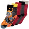 Naruto Shippuden - Men's Socks (5 Pack / Giftset) Velikost: 35/38, Barva: Multicolor