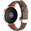 VSETKONAMOBIL 123848 LATTICE BAND Kožený remienok pre Huawei Watch GT 6 41mm / GT 5 41mm tmavohnedý
