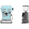 Ascaso Dream ONE, Kid Blue + Eureka Atom W 75, grey