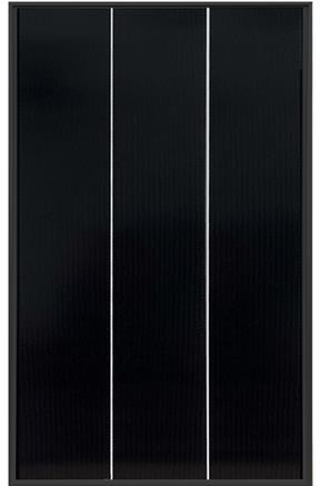 Solarfam Solárny panel 12V/130W monokryštalický shingle celočierny