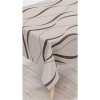 Obrus PVC 151A, metráž, 20 m x 140 cm, vlnovky hnedé na béžovém podklade, IMPOL TRADE