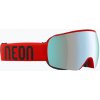Lyžiarske okuliare Neon Beam red/mirror steel