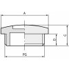 LAPP SKINDICHT BLK-GL PG13,5 RAL 7035 LGY záslepka PG13.5 polystyrol svetlo sivá (RAL 7035) 100 ks; 52024851
