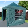 Nožnicový Party stan 3x3m - ALU Štandard farba Zelená
