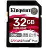 Pamäťová karta Kingston Canvas React Plus 32GB SDHC UHS-II (300R/260W) (SDR2/32GB)