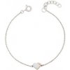 Detský strieborný náramok D for diamond B5372