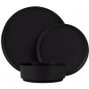 BERLINGERHAUS Jedálenská sada tanierov Matte Black Collection 18 ks