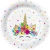 Papierový tanier PAW Eco 23 cm Special Day Unicorn Party