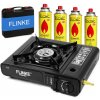 Flinke 8260 Plynový varič v kufríku + 4 kartuše