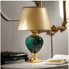 ONLI ONLI - Stolná lampa AMADEUS 1xE27/15W/230V 72 cm zelená/zlatá OL0541 + záruka 3 roky zadarmo + záruka 3 roky zadarmo