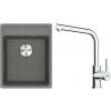 Franke SET G253 ŠK 114.0700.700 - Set drez MRG 610-37 RTL šedý kameň + batéria FS 3230.031 chróm