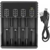 Nabíjačka na 4 batérie 18650 Li-ion 3,7V CH4 (Nabíjačka na USB pre 4x 18650 batériu)