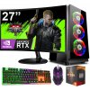 HERNÁ SÚPRAVA Ryzen 5 5600 32GB RTX 4060 8GB +Wi-Fi +WIN11 +MONITOR 27