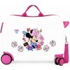 Detský cestovný kufor / odrážadlo Minnie Flowers White, 34 l, 4319812