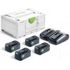 Festool Festool napájecí sada SYS 18V 4x5,0/TCL 6 DUO 577709