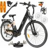 Dámsky mestský elektrobicykel kolesá 28