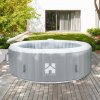 Home Deluxe Whirlpool Splash O 208 cm x 65 cm kulatá šedá