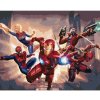 Diamondi Diamantové maľovanie - IRON MAN, SPIDERMAN, CAPTAIN MARVEL, DEADPOOL A STAR-LORD MIERIA DO BOJA Rámovanie: bez rámu a bez vypnutia plátna, Rozmer: 40x50 cm