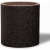 KETER Kvetináč CYLINDER M 36 x 36 x 37 cm ratan hnedý