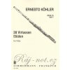 30 Virtuoso Studies Op.75 for Flute by Ernesto Kohler book 1 etudy 1-10