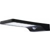 LED solárne nástenné osvetlenie IP44 0,5 W 300lm 6500K 2000mAh čierne so senzorom pohybu