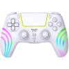 Bezdrôtový RGB ovládač pre PS5/PC biely