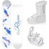 Raven Mia White snowboard + Raven S230 White viazanie + Raven Pearl white topánky - 150 cm + vázání S/M (EU 37-42)