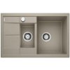 Blanco Metra 6 - Silgranitový drez, 78x50 cm, s ovládaním odtoku, tartufo 517353