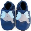 Afelo Kožené capáčky 12-18 m (21) 13,3 cm SLONÍK modrý