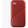 SanDisk WD My Passport SSD externý 500 GB , USB-C 3.2 , 1050/1000MB/s R/W PC a Mac , červená