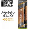 Green Stuff World Hobby Craft knife with spare blades - skalpel (Green Stuff World)