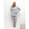 Pyjamas-DU-PI-FP-504.17-grey šedá XL Forever Pink 5906694074844