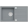 Alveus CORTINA 140 Concrete 81 pop-up 1133777 - Drez Granitový 750x420mm, vanička 347x348x140mm