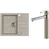 Alveus SET A405 Pebble 02 SETA405 - Drez Granitový Rock 30 - 595x475mm, vanička 320x400x160mm, + bateria Zina