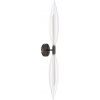 Candellux | Nástenné svietidlo NORDIC 2xG9/5W/230V čierne/číre | 22-55187