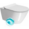 GSI KUBE X závesná WC misa, Swirlflush, 36x55cm, biela ExtraGlaze 941511