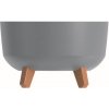 Prosperplast Kvetináč GRACIA LOW 23,5 cm sivý