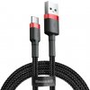 Baseus CATKLF-B91 Cafule Kabel USB-C 3A 1m Red/Black 6953156278219 NoName
