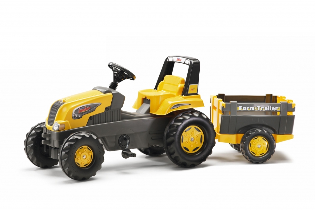 Rolly Toys šliapací traktor Rolly Junior s Farm vlečkou, žltý od 94,70 € -  Heureka.sk