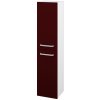 Dreja Vysoká skriňa BRIO SVD2 35 - L01 Biela vysoký lesk / M06 Bordeaux mat / Levé