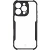 Tactical Quantum Stealth Kryt pre Apple iPhone 16 Pro Clear/ Black 8596311256882