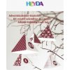 HEYDA Adventný kalendár krabičky - červený 24 ks