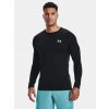 Pánske tričko Under Armour HG Armour Fitted LS Čierna XXL