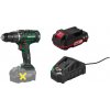 Parkside® Aku vŕtací skrutkovač 20 V Pabs 20-Li I9 + Akumulátor 20 V/2 Ah PAP 20 B1 + Nabíjačka na akumulátor 20 V/2,4 A PLG 20 C1 (800010904)