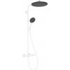 Hansgrohe Raindance Alive S Puro - Sprchový set s termostatom, 21x34 cm, 3 prúdy, matná biela - 24592700