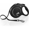 Vodítko Flexi New Classic L pásek 8 m/50 kg černé (FX-23020)