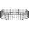 tectake 402502 ohrádka pre šteňatá 8-stranná - 60 cm