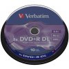 Verbatim DVD+R 8x DL 8,5GB cake 10 ks