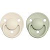 BIBS De Lux cumlíky z prírodného kaučuku 2ks Ivory/Sage - 1